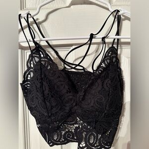 PINK Victoria's Secret Black Lace Bra Intimates